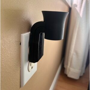 Matte black wallflower plug